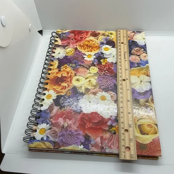 New Tri Coastal Design Floral Pattern Personal Journal Notebook Spiral Bound - Picture 7 of 8
